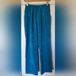Alia Petite Turquoise Corduroy Pants🩵